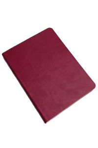 11x15.5 Termo Deri Çizgili Defter (Pembe)