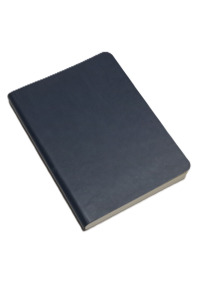 11x15.5 Termo Deri Çizgili Defter (Siyah)