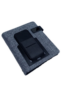15x21 Kumaş Telefon Cepli Organizer (Gri)