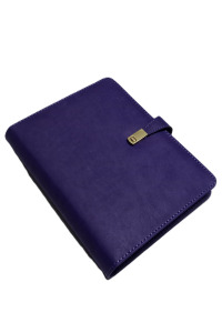 15x21 Termo Deri Patlı Organizer (Mor)