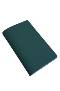 11x17.5 Termo Deri Noktalı Defter (Yeşil)
