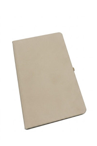 13X21 Termo Deri Çizgili Defter (Bej)