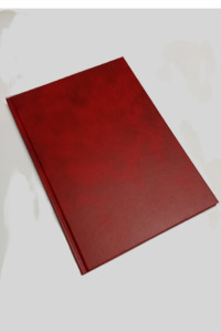 A-4 Cilt Bezi Kareli Defter (Kırmızı)