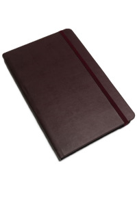 13X21 Termo Deri Çizgili Defter (Bordo)