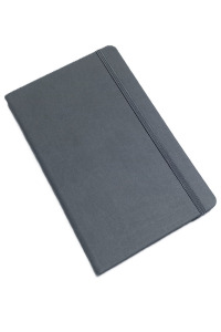 13X21 Termo Deri Çizgili Defter (Gri)
