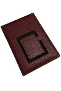 17x24 Termo Deri Kanguru Model Günlük Ajanda (Bordo)