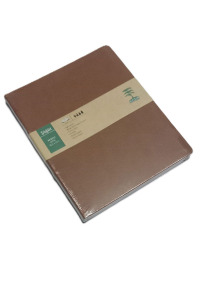 18.5 x 23.5 Sedir Kareli Defter (Açık Kahve)
