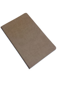 13x21 Termo Deri Yumuşak Kapak Terzi Dikişli Defter (Krem)