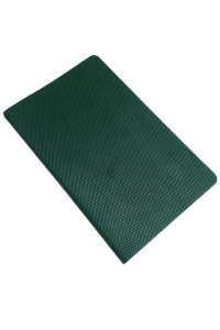 13x21 Termo Deri Yumuşak Kapak Terzi Dikişli Defter (Koyu Yeşil)