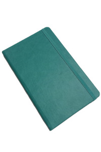 13X21 Termo Deri Çizgili Defter (Turkuaz)